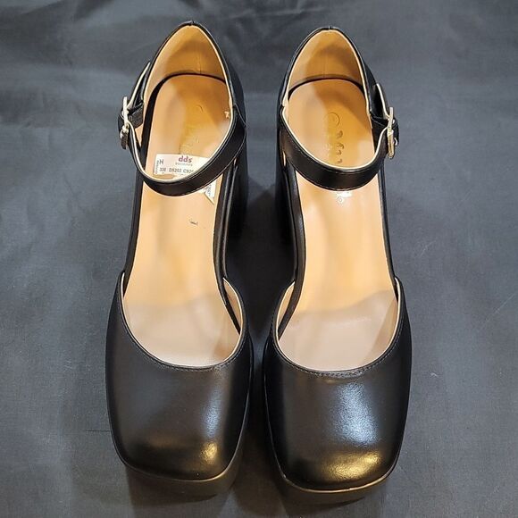 BRAND NEW MUDD BLOCK-HEEL ADJUSTABLE ANKLE STRAP SANDAL - Picture 2 of 16